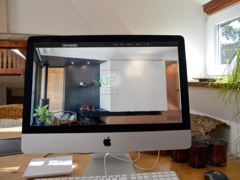 DJP Homes website built by Buzzy Branding