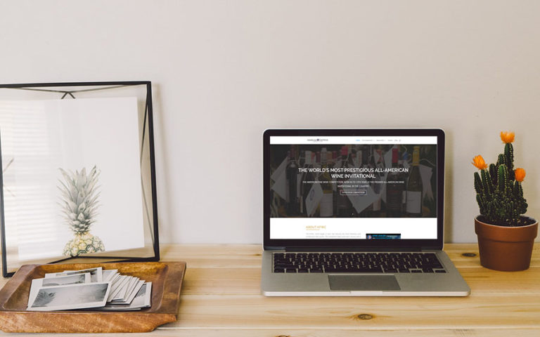 American Fine Wine Competition website built by Buzzy Branding