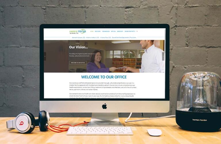Central Florida Eye Center — built by Buzzy Branding