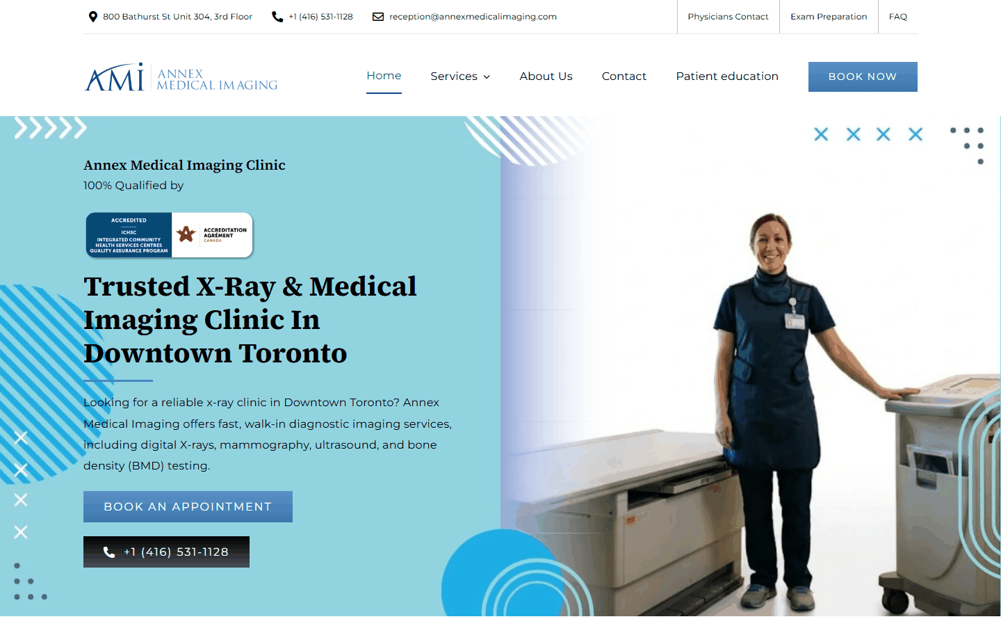 Annex Medical Imaging — built by Buzzy Branding